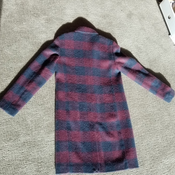 Ann Taylor wool plaid pea coat - Picture 16 of 16